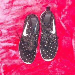 Polka dot Nike sneakers
